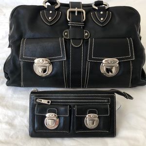 Marc Jacobs Black Leather Venetia Bag